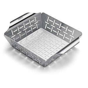 Weber Small Deluxe Grilling Basket - Stainless Steel